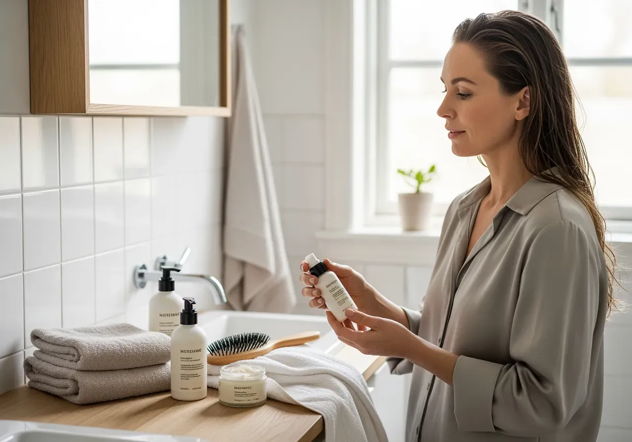 Skonsam rutin för hår