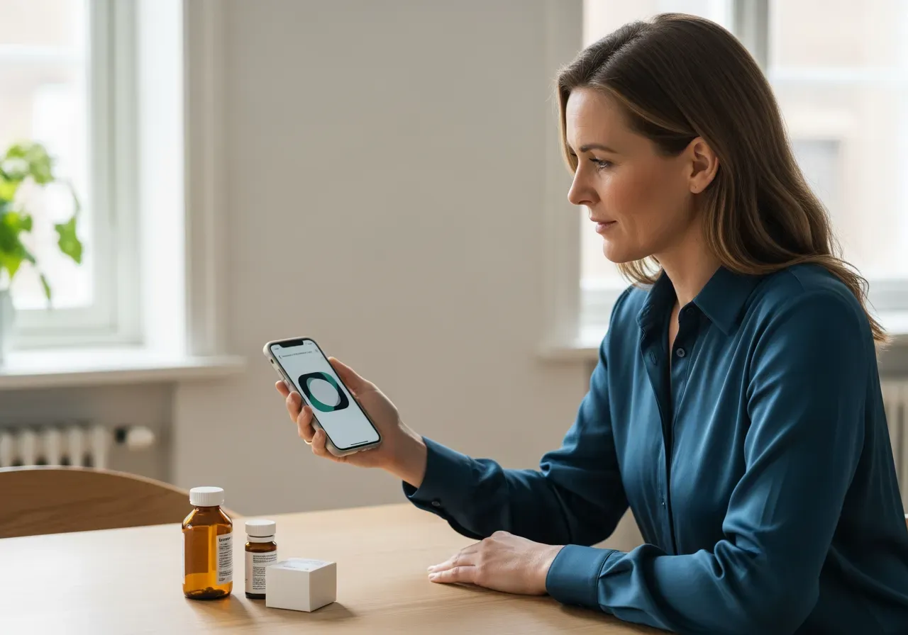Beställa medicin via Apotea app