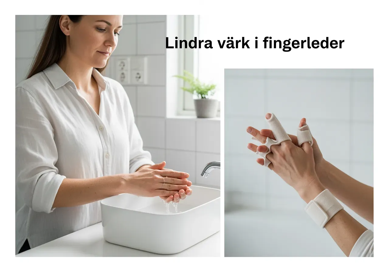 Lindra värk i fingerleder
