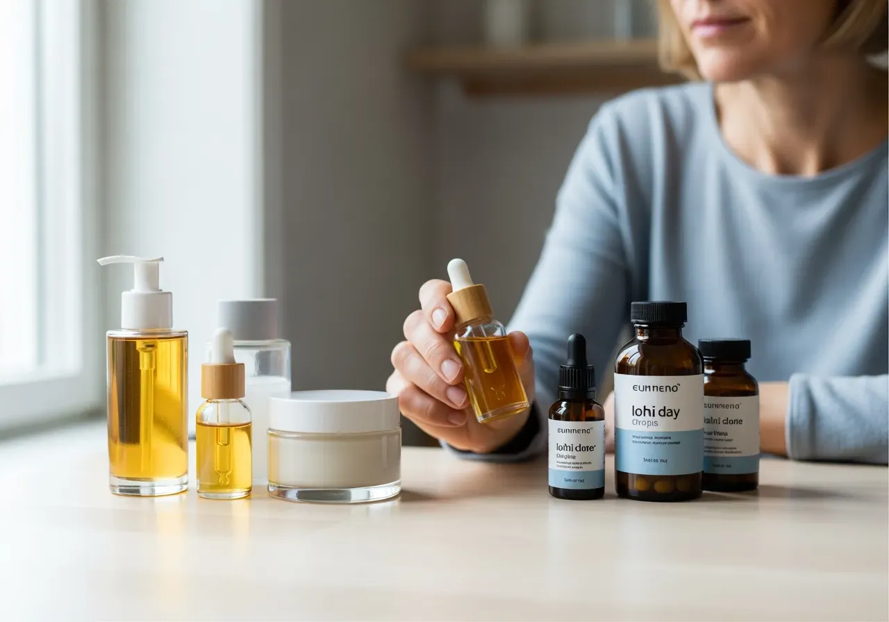 Jodlösning i hudvård och tillskott