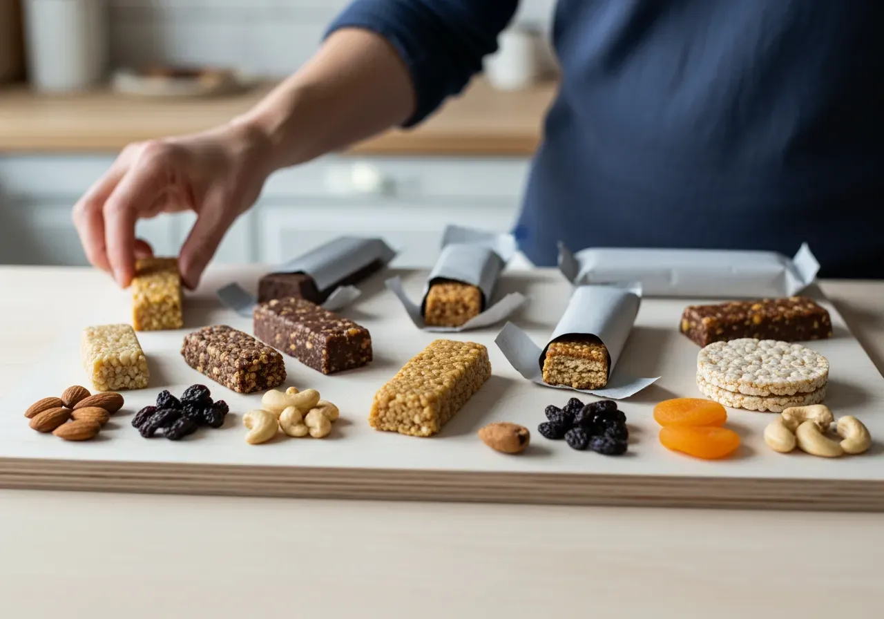 proteinbars och snacks