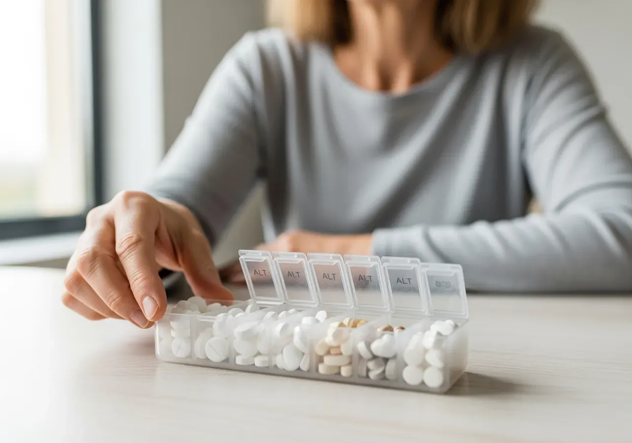 Praktisk dosett för tabletter