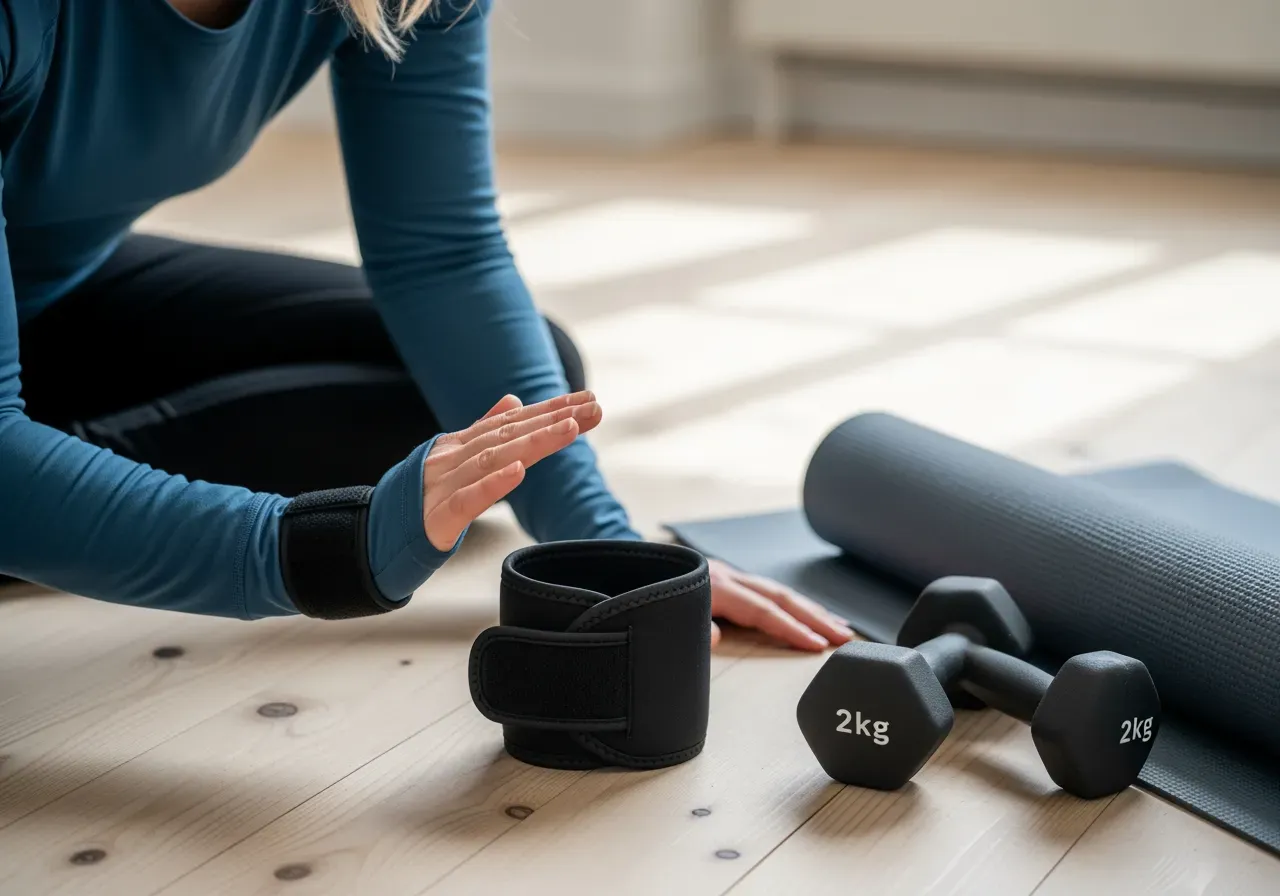 Handledsstöd för träning och rehab