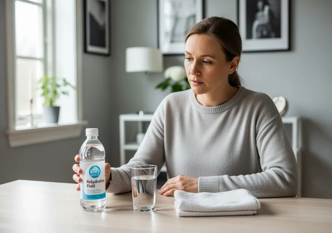 Vätskeersättning vid sjukdom och träning