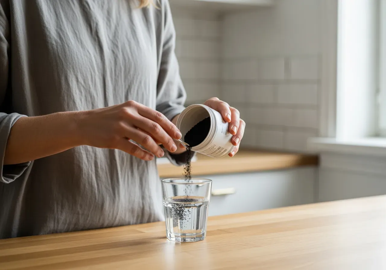 Dricka aktivt kol säkert