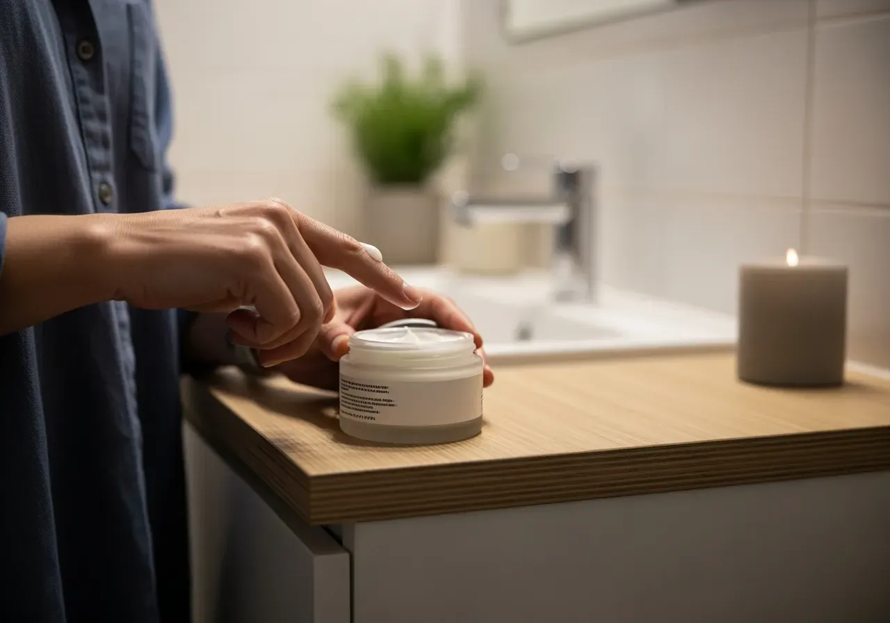 nattkräm för torr hud