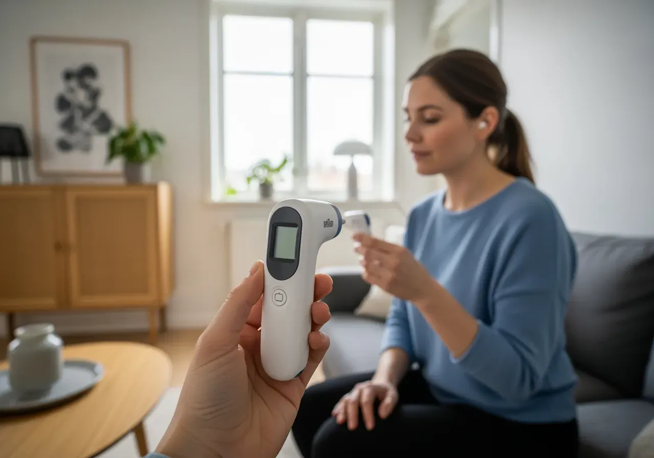 Braun örontermometer i vardagen