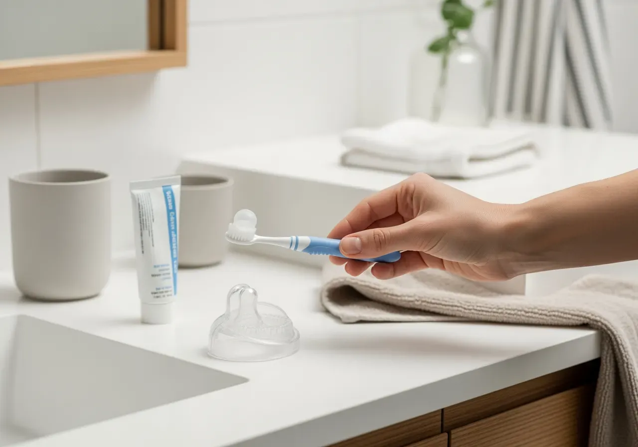 Första tandborsten för bebis