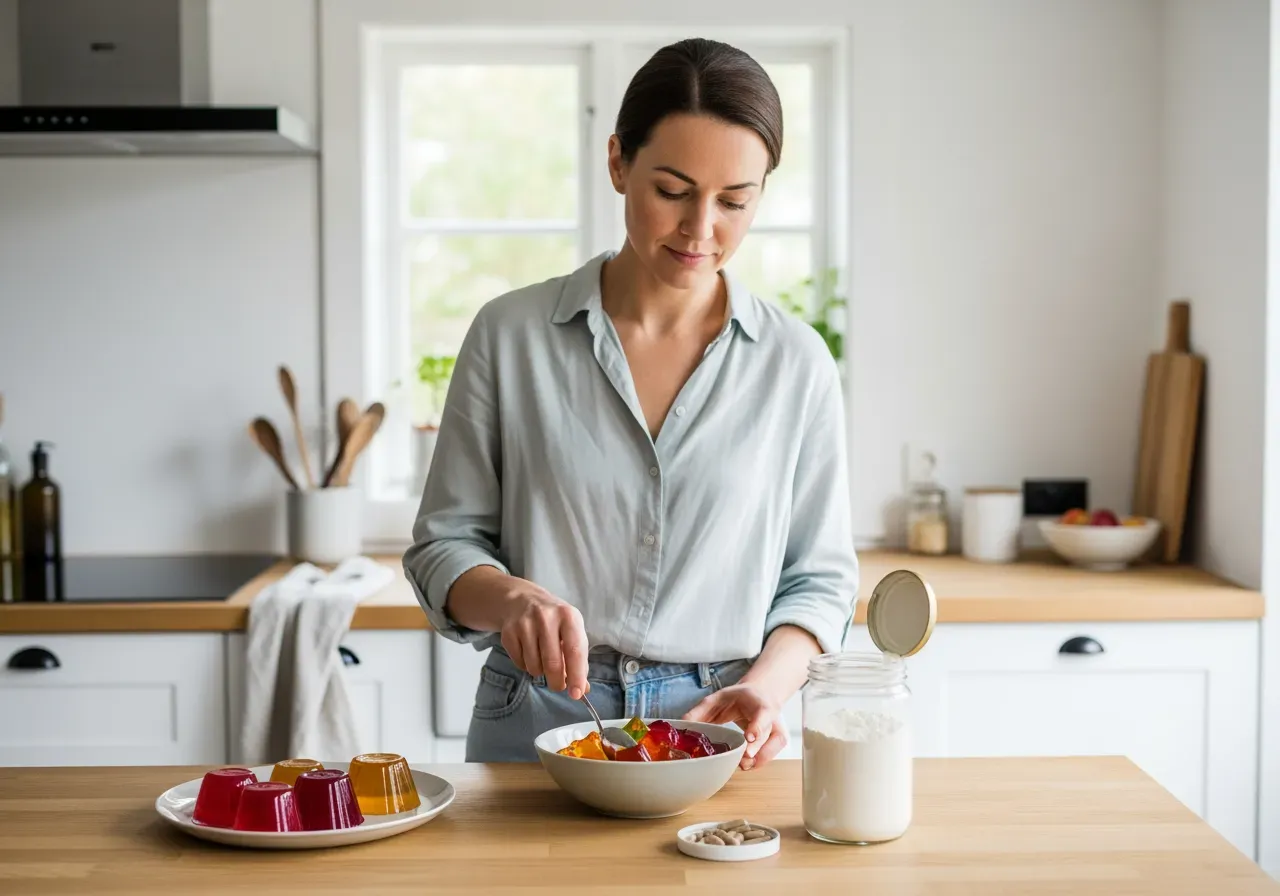 Gelatin i mat och tillskott