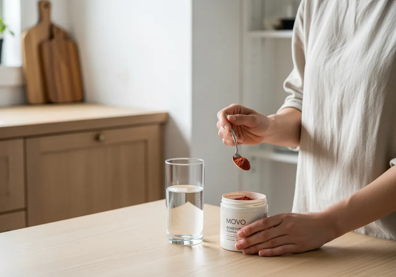 Movo nyponpulver i vardagen