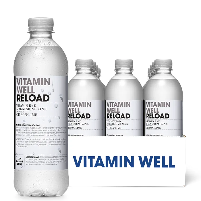 12 x Vitamin Well Vitamindryck 500ml