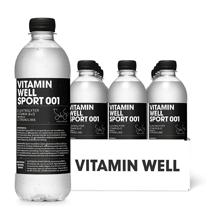 12 x Vitamin Well Vitamindryck 500ml