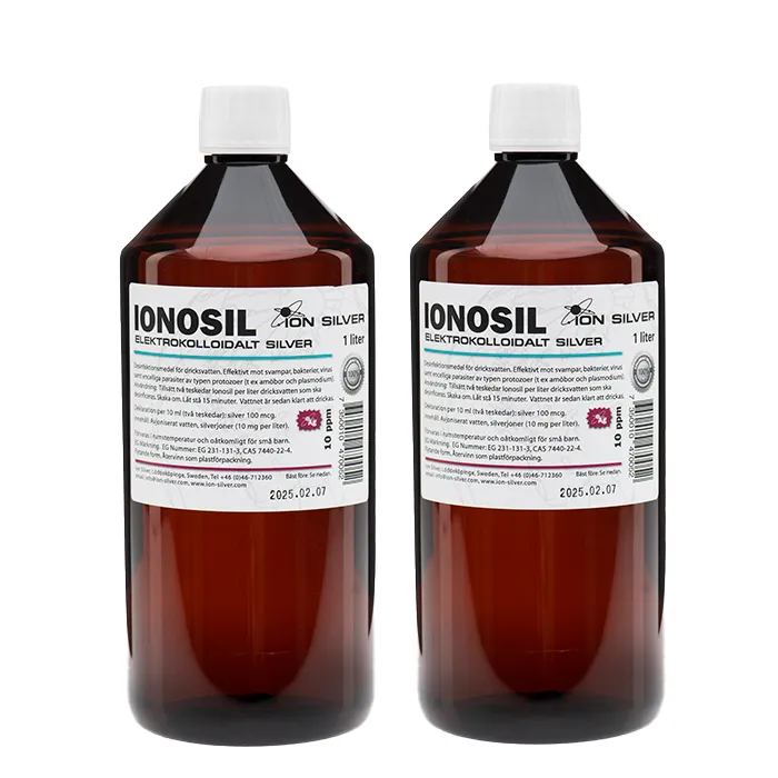 2 x Kolloidalt Silver, 1000 ml