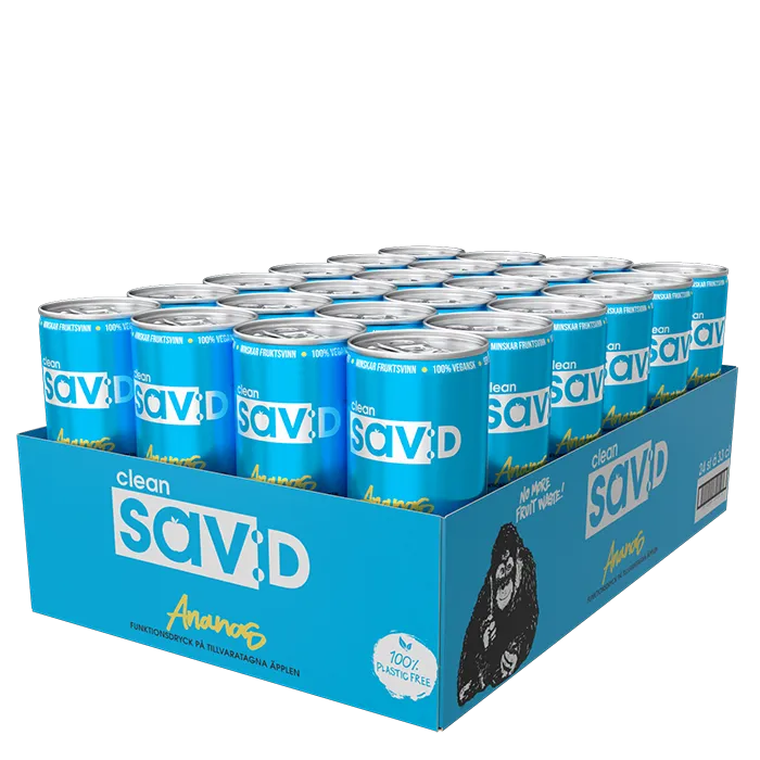 24 st Clean sav:D Flak 330 ml