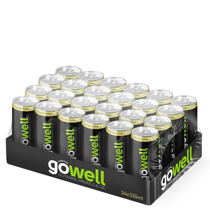 24 x GoWell Funktionsdryck Flak 33 cl