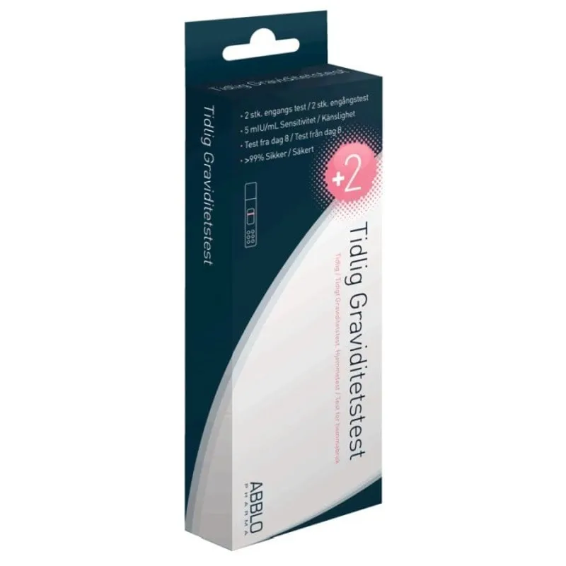 Abblo Pharma Tidigt Graviditetstest 2 st