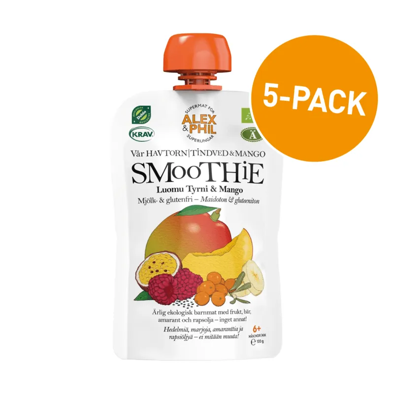 Alex&Phil Havtorn & mangosmoothie 5 x 100 g