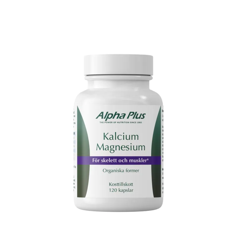 Alpha Plus Kalcium Magnesium 120 kapslar