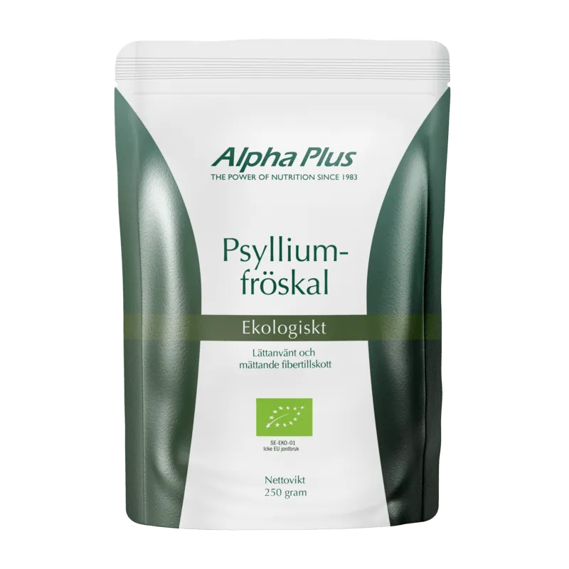 Alpha Plus Psylliumfröskal EKO 250 g