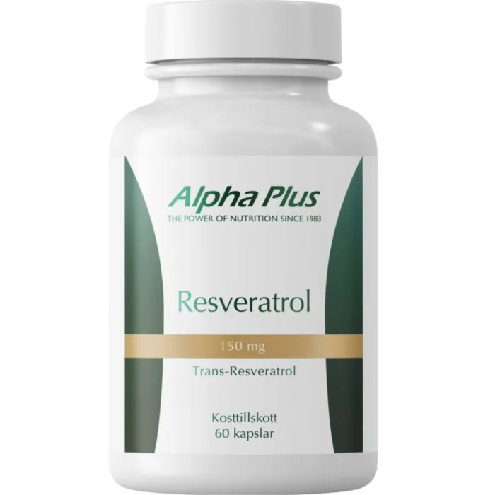 Alpha Plus Resveratrol 60 kapslar