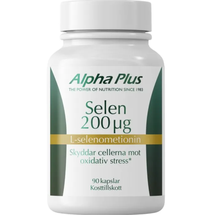 Alpha Plus Selen 200 ug 90 kapslar