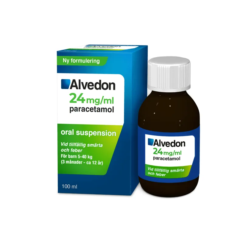 Alvedon 24 mg/ml 100 milliliter Oral suspension
