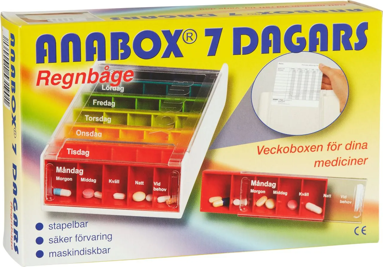 ANABOX 7 Dagars Doseringsask