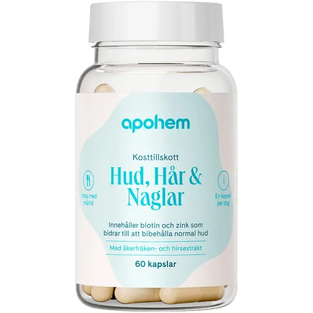 Apohem Hud, Hår & Naglar 60 kapslar