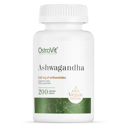 Ashwagandha, XL-pakke 200 tabletter. Veganske