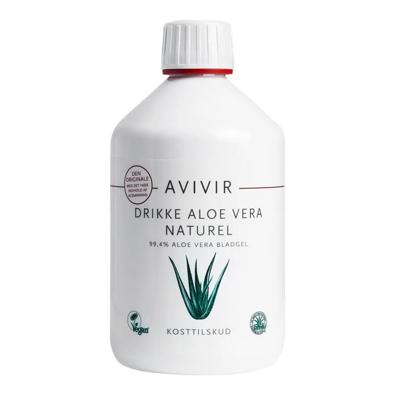 Avivir Aloe Vera Juice Naturell 500 ml