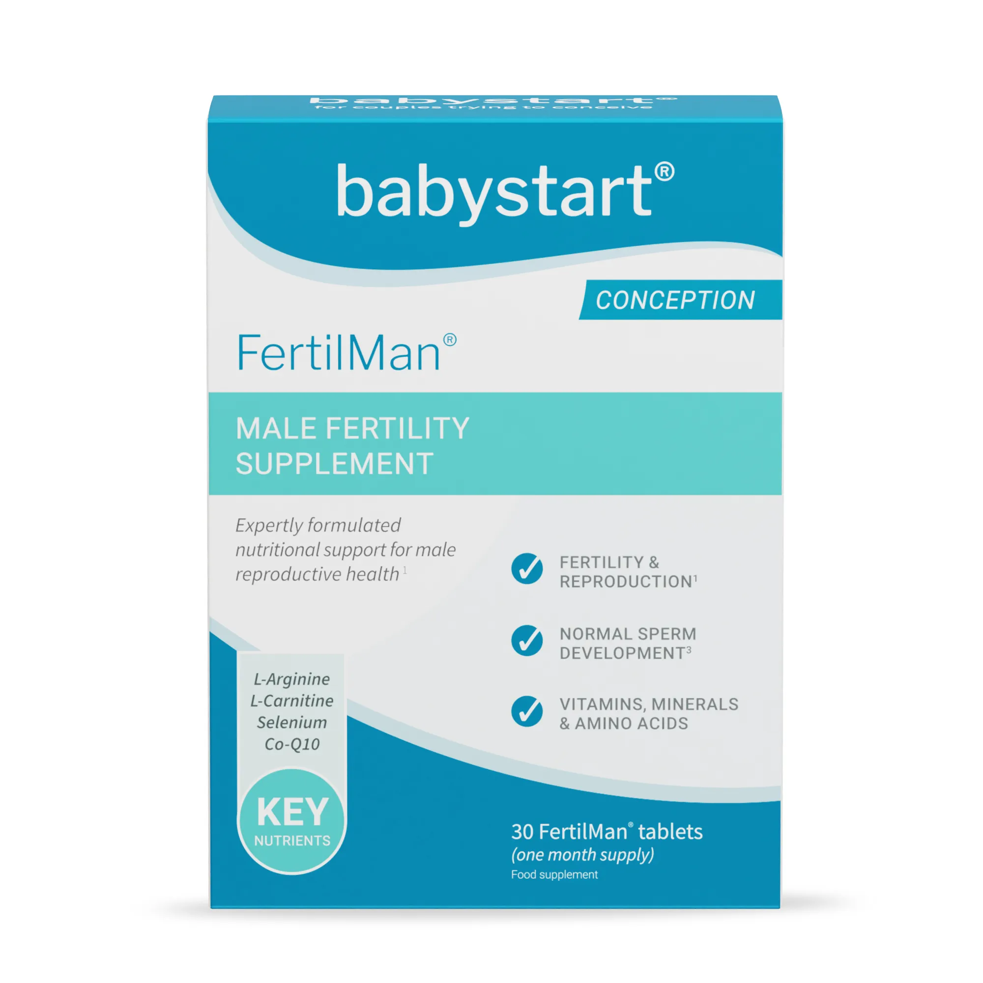 Babystart Näringsstöd för manlig fertilitet FertilMan 30t