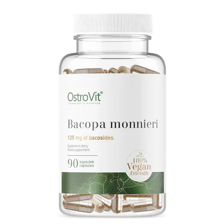 Bacopa Monnieri Vegan, 90 kapslar