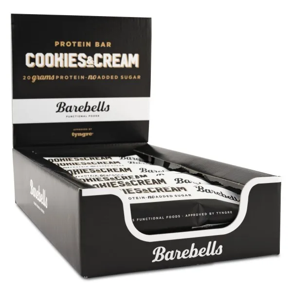 Barebells Protein Bar, Cookies & Cream, 12-pack