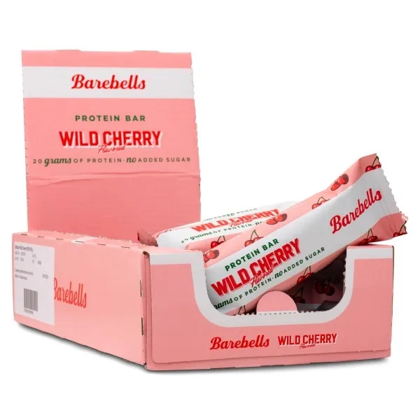 Barebells Protein Bar, Wild Cherry, 12-pack