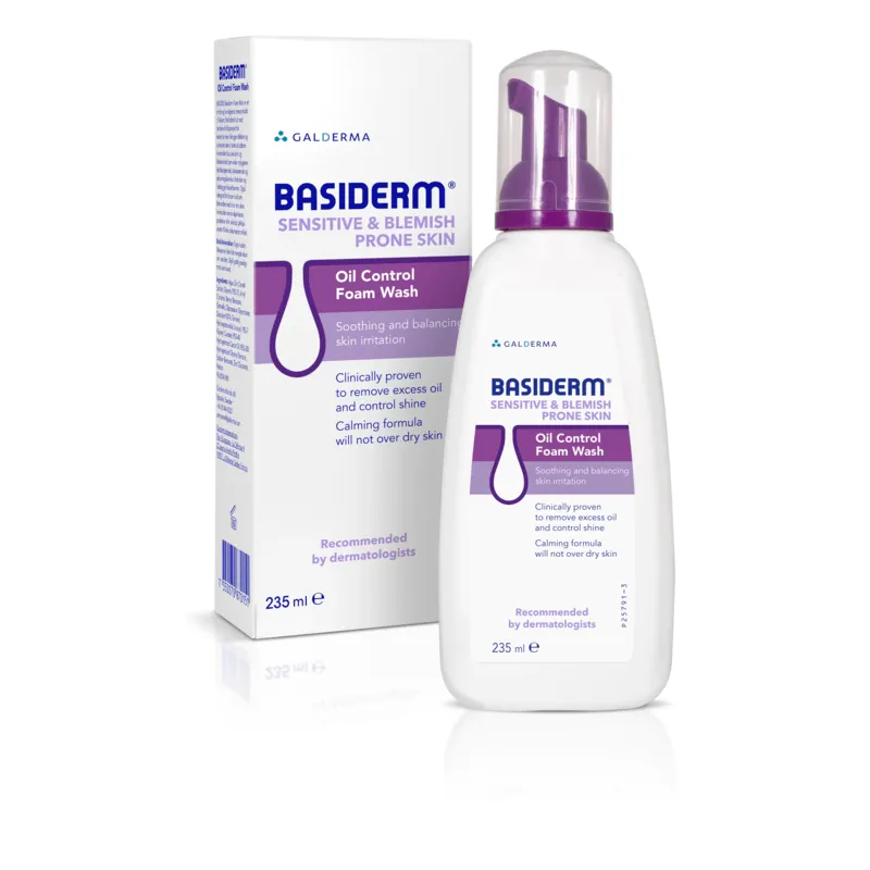 Basiderm Oil Control Foam Wash 235 ml