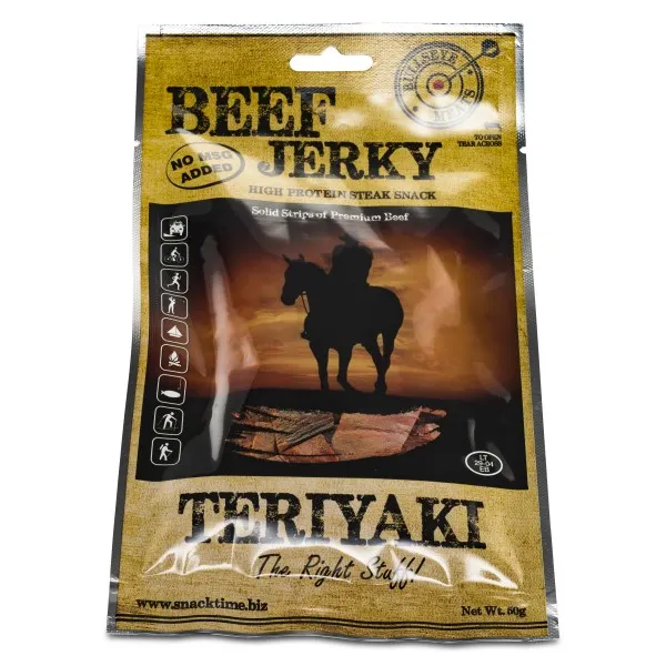 Beef Jerky, Teriyaki, 50 g