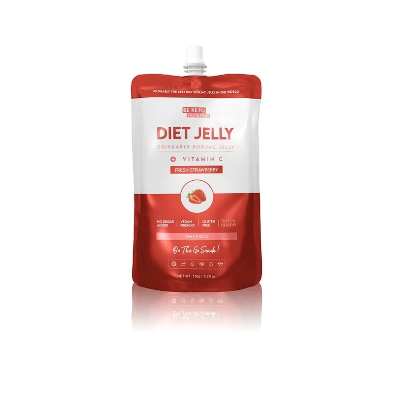 BeKeto Diet Jelly Fresh Strawberry 150 g