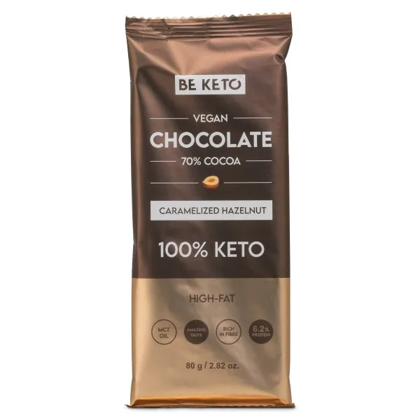 BeKeto KETO Chocolate, Magic Pecans, 80 g