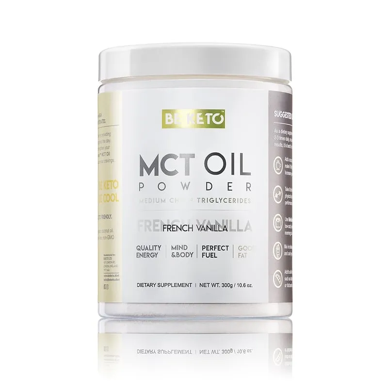 BeKeto MCT Oil Powder French Vanilla 300 g