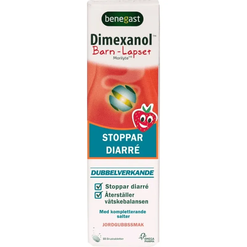 Benegast Dimexanol för Barn 10 Brustabletter