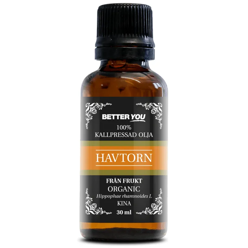BETTER YOU Better You Kallpressad Havtornsolja EKO 30 ml