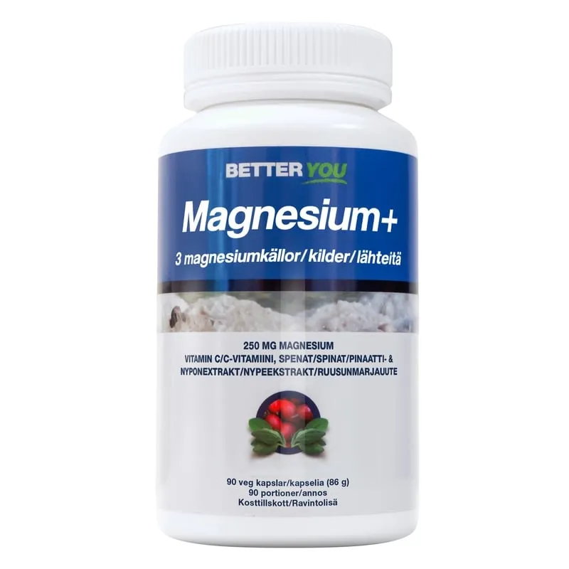 BETTER YOU Better You Magnesium Plus 90 kaps