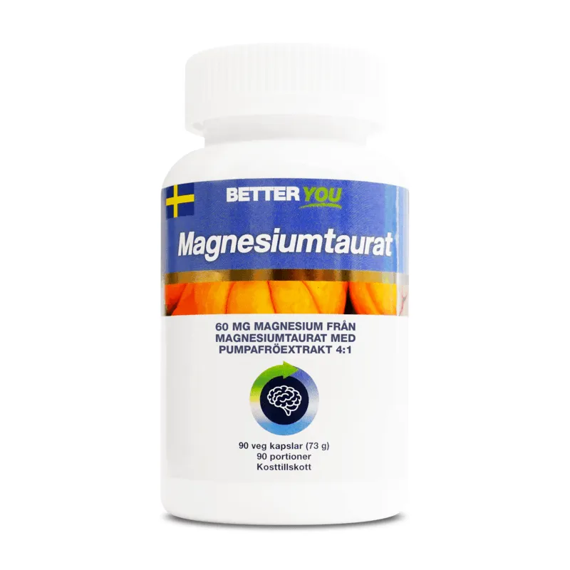 BETTER YOU Better You Magnesiumtaurat 90 kapslar
