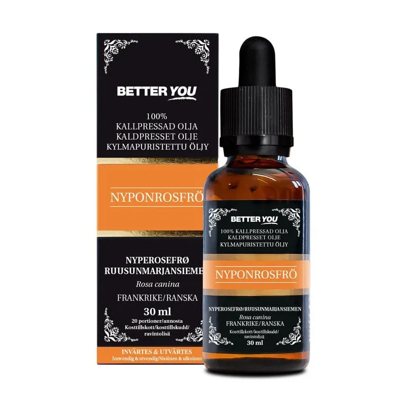 BETTER YOU Better You Nyponrosfröolja  Kallpressad 30 ml