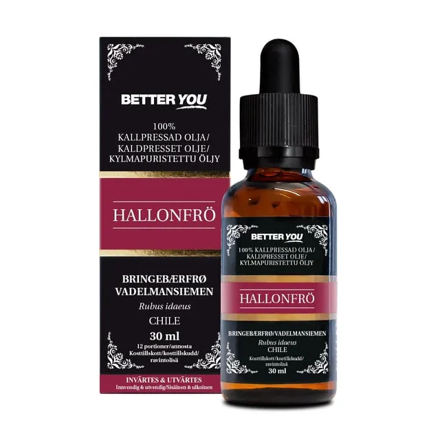Better You Hallonfröolja Kallpressad 30 ml