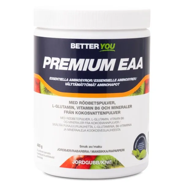 Better You Premium EAA, Jordgubb/Kiwi, 480 g