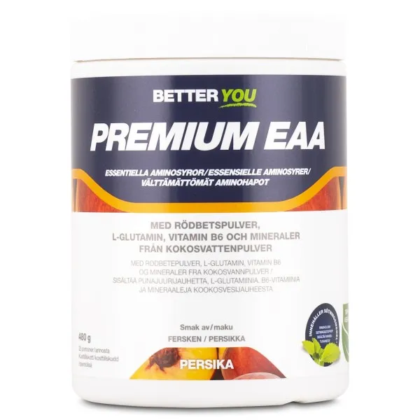Better You Premium EAA, Persika, 480 g