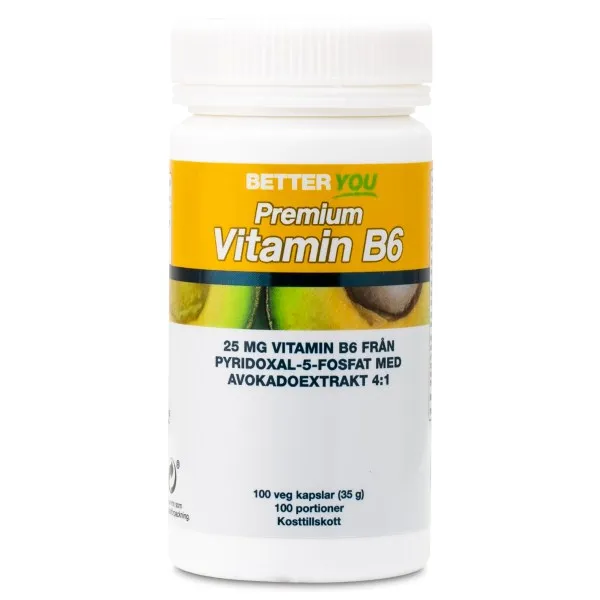 Better You Premium Vitamin B6, 100 kaps