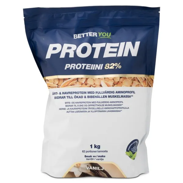 Better You Ärt & Havreprotein, Vanilj, 1 kg