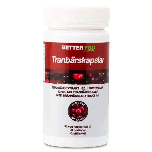 Better You Tranbärskapslar, 90 kaps